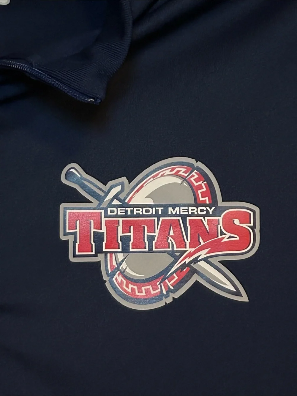 DETROIT MERCY TITANS 1/4 zip pullover